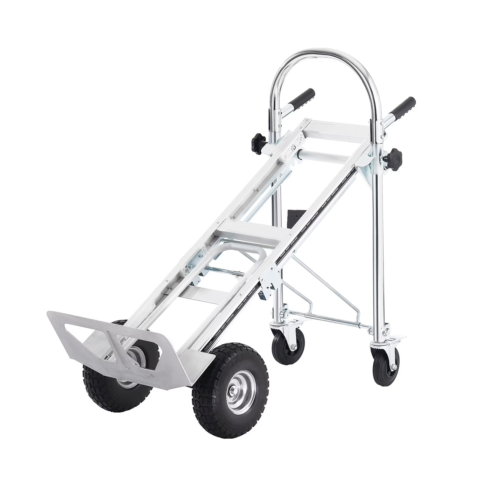 BENTISM Aluminum Hand Truck 4 in 1 Folding Dolly Cart 1000 lbs Capacity Heavy Duty