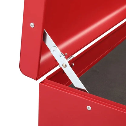 5-Drawer Steel Tool Chest with Lock - 330LBS Capacity, Red Heavy-Duty Organizer for Garage/Workshop
