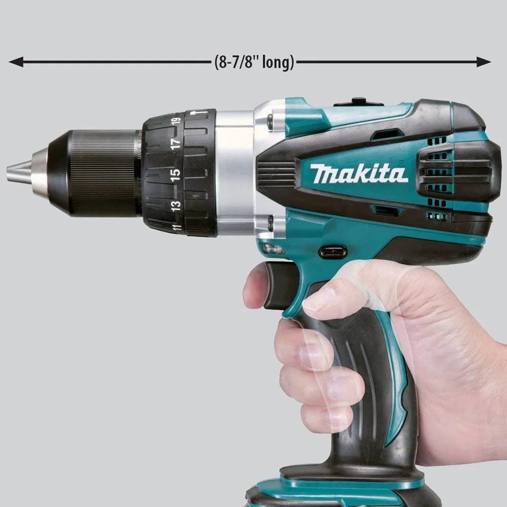 Open Box Makita XPH03Z 18V LXT Lithium-Ion Cordless 1/2" Hammer Driver-Drill, Tool Only
