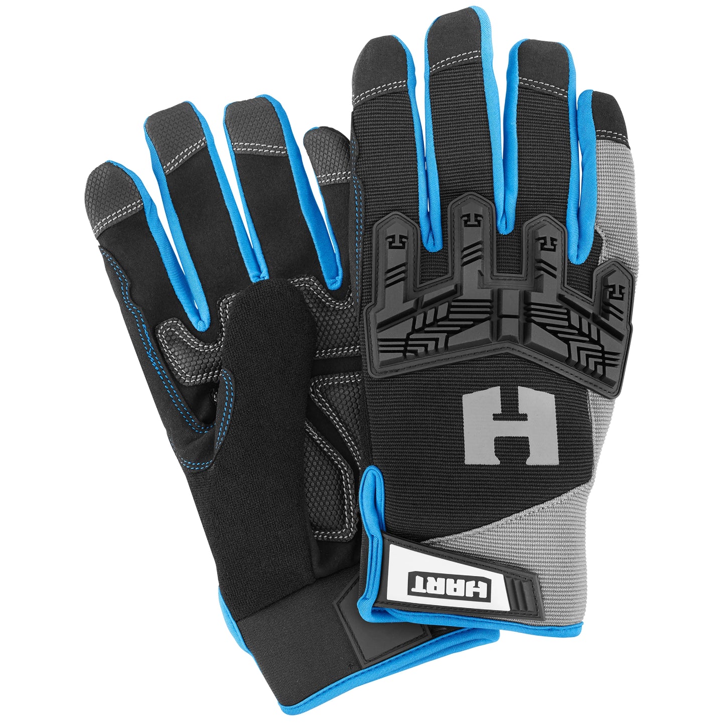 HART 20-Volt Nailing Kit w/HART 20V 18G Brad Nailer Kit, HART 20V 6-1/2" Circular Saw, & HART Impact Work Gloves