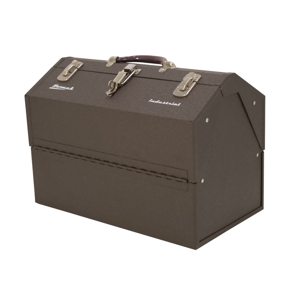 Homak BW00210220 Steel Industrial Expanding Cantilever 22 Inch Toolbox, Brown