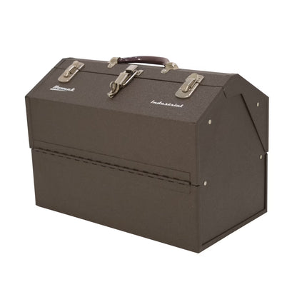 Homak BW00210220 Steel Industrial Expanding Cantilever 22 Inch Toolbox, Brown
