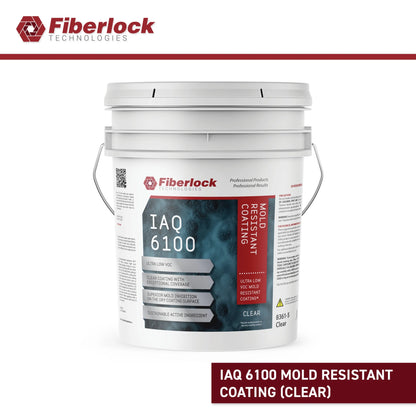 Fiberlock IAQ 6000HD Heavy Duty Mold Resistant Coating, White, 5 Gallon