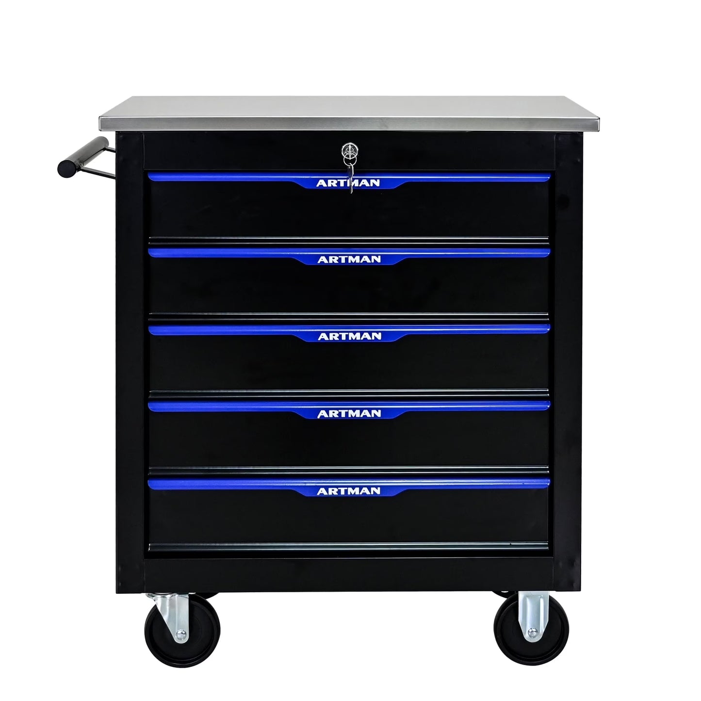 ARTMAN 6-Drawer Tool Storage Chest with Lockable Wheel,6 Drawer Tool Storage Cabinet for Garage, Warehouse , Repair Shop