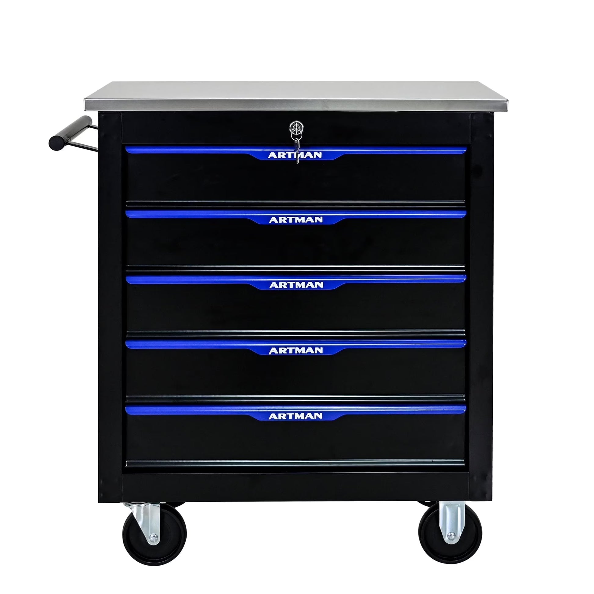 ARTMAN 6-Drawer Tool Storage Chest with Lockable Wheel,6 Drawer Tool Storage Cabinet for Garage, Warehouse , Repair Shop