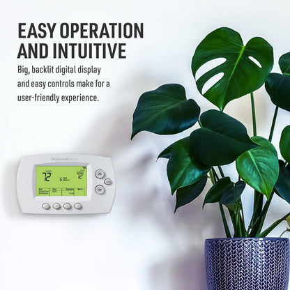 Honeywell Home Wifi 7-Day Programmable Thermostat, White