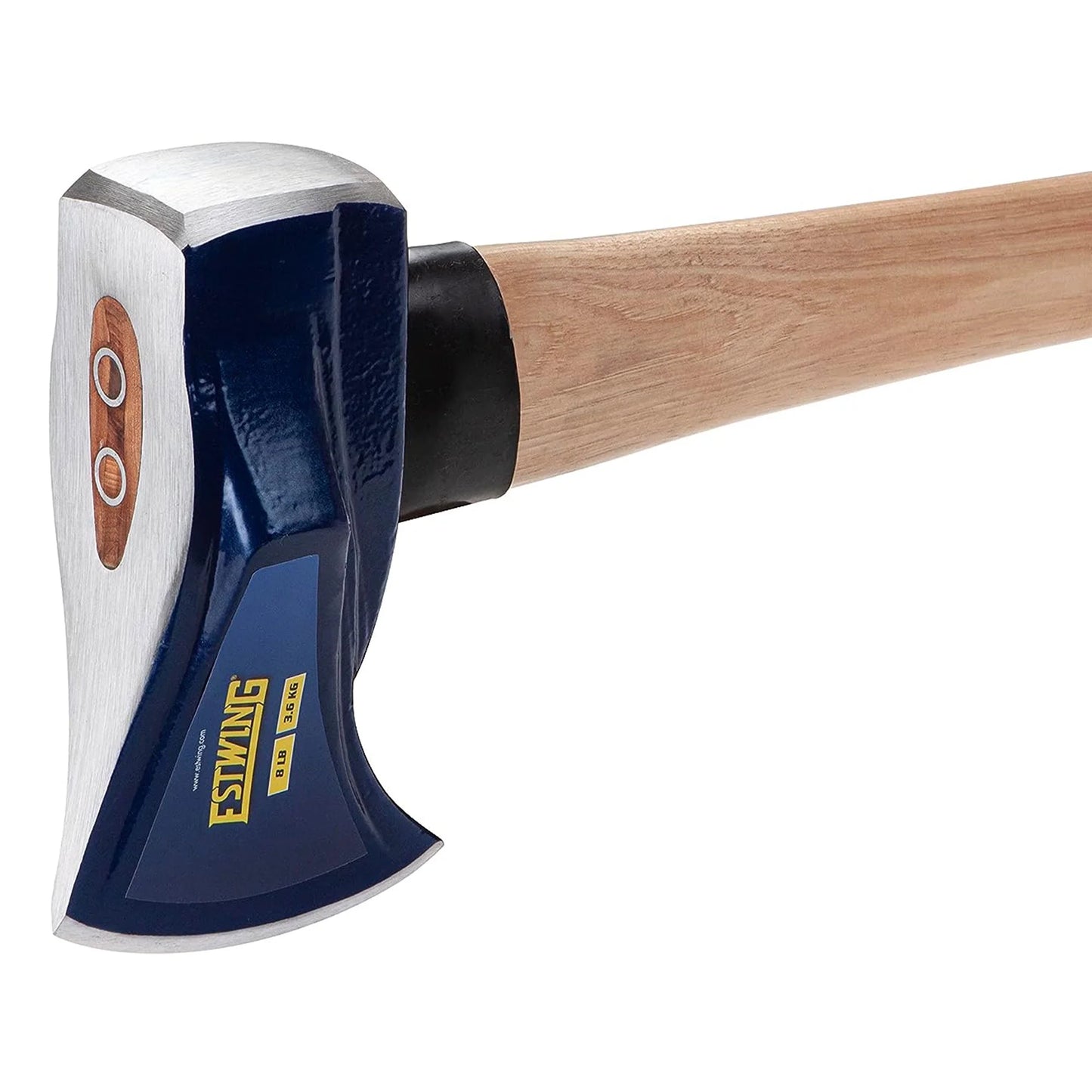 Estwing 8 lb Wood Splitting Maul with 36" Hickory Wood Handle & Steel Blade