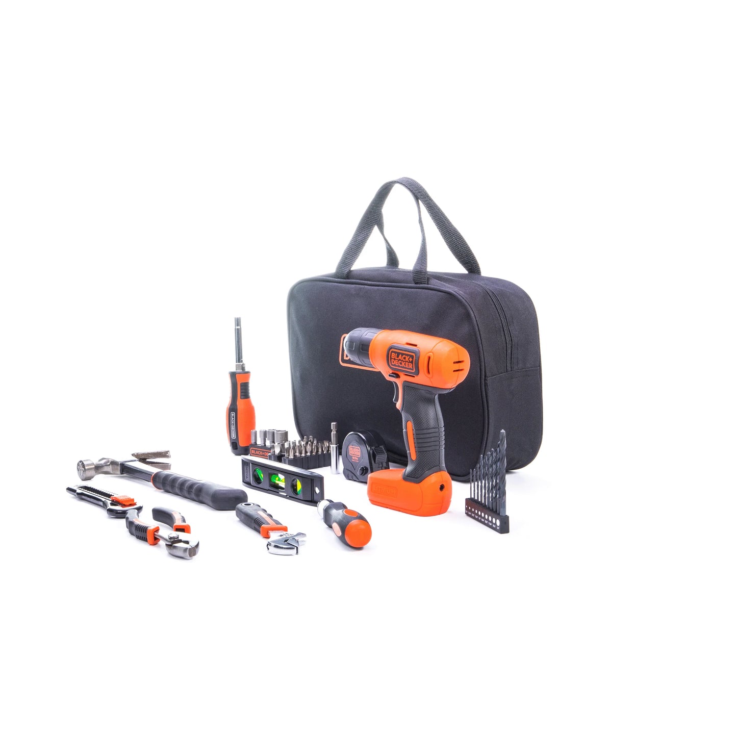 BLACK+DECKER 8V MAX* Cordless Drill Project Kit, BDCD8PK