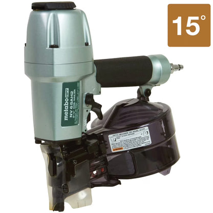 Metabo HPT Coil Siding Nailer, 1-1/2 inch to 2-1/2 inch Siding Nails, Side load, Tilt Bottom Magazine (NV65AH2)