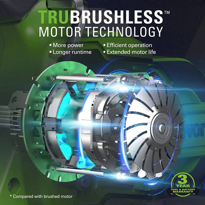 Greenworks 24V Brushless Cordless 7.25'' Circular Saw 4,500 RPM, with 4Ah Battery and 2A Charger