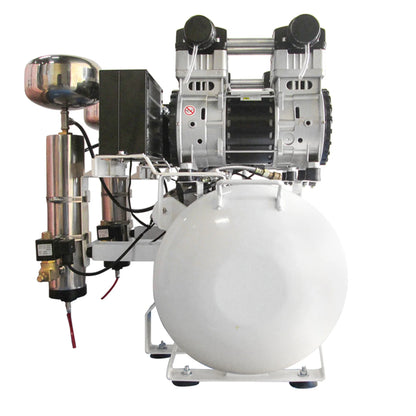 4 HP 20 Gallon 20040DCAD Ultra Quiet and Oil-Free Hot Dog Air Compressor with Air Dryer