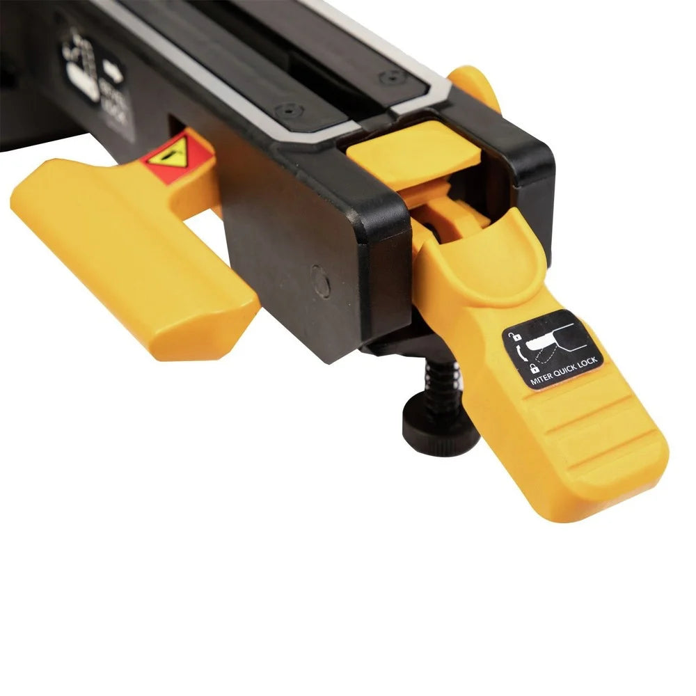 Baileigh Industrial BA9-1231858 BMS-10 15 Amp 4200 RPM 52 Degrees Left 60 Degrees Right Miter Capacity 10 in. Dual Bevel Sliding Compound Miter Saw