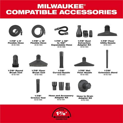 Milwaukee 0910-20 M18 FUEL 6 Gallon Wet/Dry Vacuum