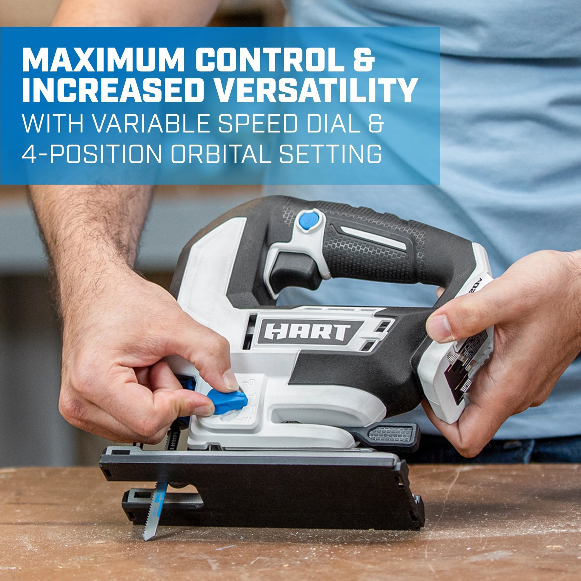HART Brushless Orbital Jig Saw (Battery Not Included)