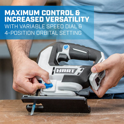 HART Brushless Orbital Jig Saw (Battery Not Included)
