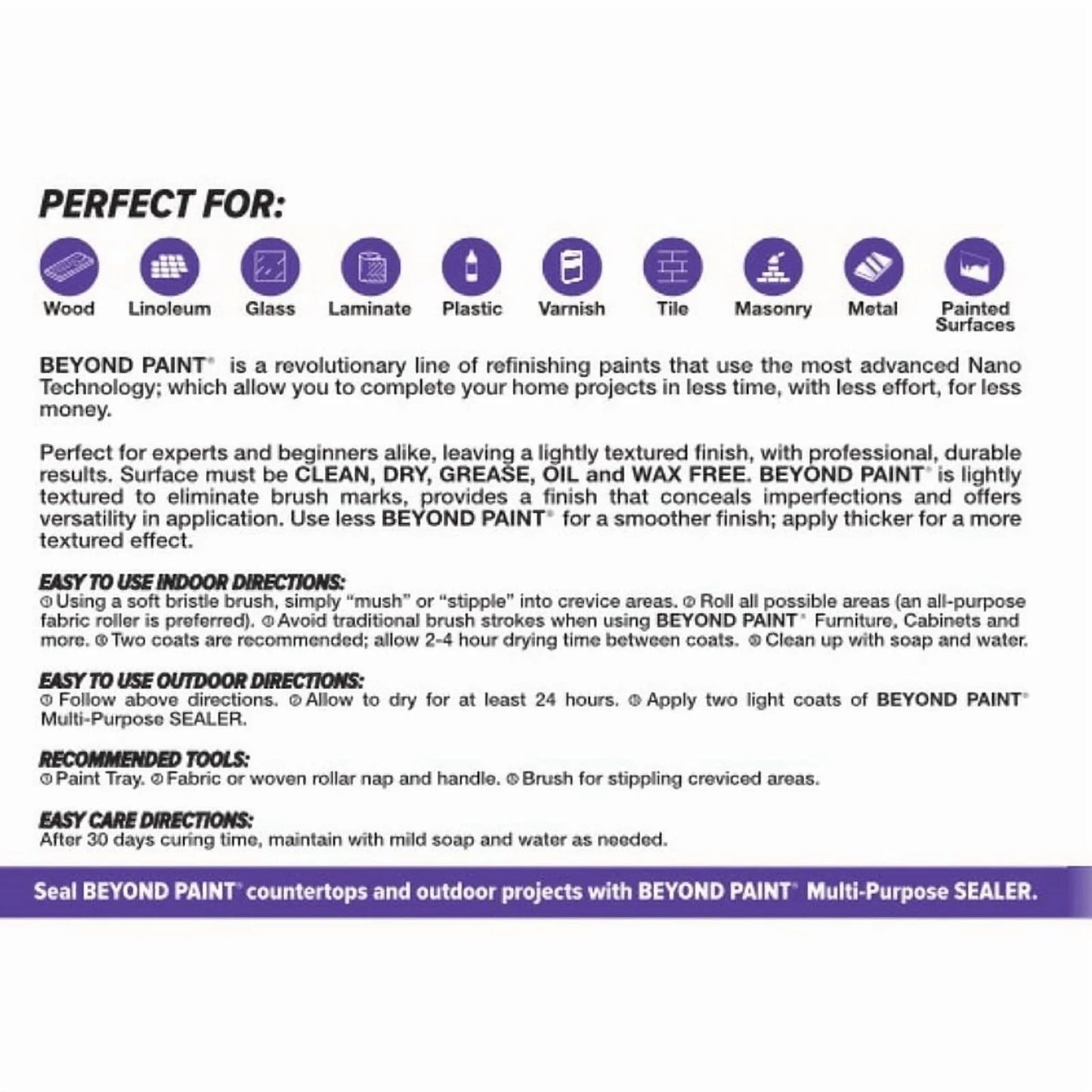 Beyond Paint BP20 All-In-One Paint Matte Pewter Water-Based Exterior and Interior 46 g/L 1 gal Pewter