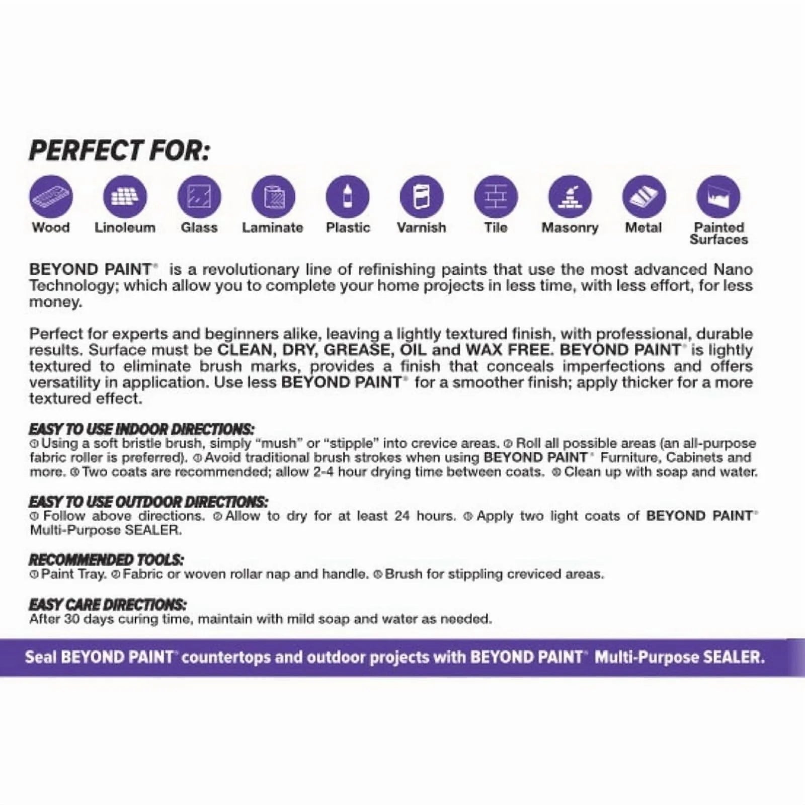 Beyond Paint BP20 All-In-One Paint Matte Pewter Water-Based Exterior and Interior 46 g/L 1 gal Pewter
