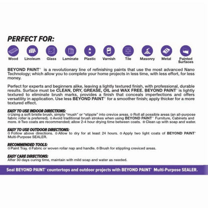 Beyond Paint BP20 All-In-One Paint Matte Pewter Water-Based Exterior and Interior 46 g/L 1 gal Pewter
