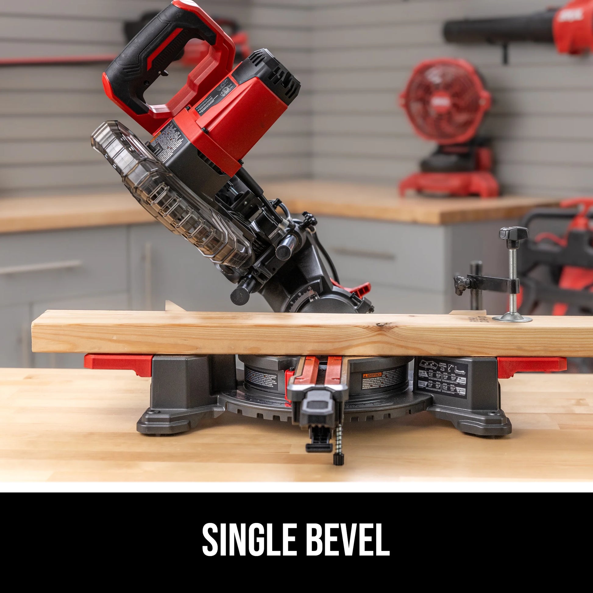 SKIL MS6316-00 10 Amp 7-1/4" Single Bevel Miter Saw with Compact Rail System & LED Shadow Line
