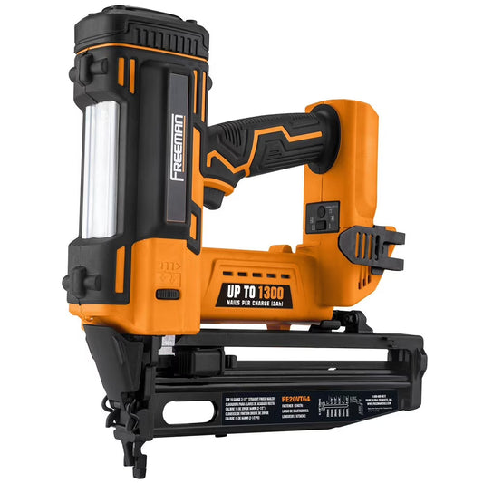 Freeman PE20VT64 20 Volt Cordless 16-Gauge 2-1/2" Straight Finish Nailer (Tool Only) - 1300 Shots per Charge