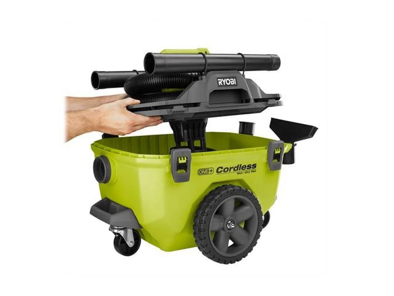 Ryobi 18 Volt Wet Dry Vacuum 6 Gal. 80 CFM Cordless Compact P770