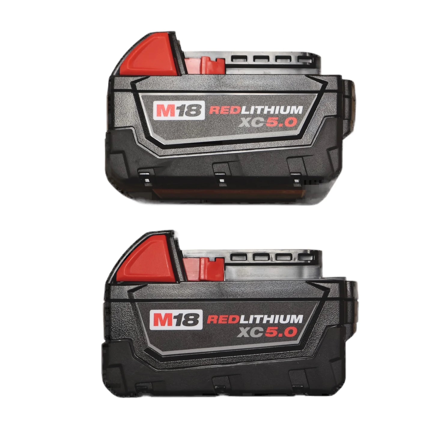 Milwaukee M18 REDLITHIUM XC5.0 Battery Starter Kit C (2) 5.0Ah Batteries & M18/M12 Charger, 2.5X Runtime, REDLINK Intelligence, Cold Weather Performance (Model 48-59-1852B)