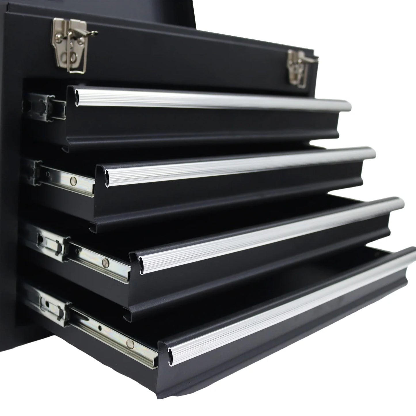 TECHTONGDA 4 Drawer Tool Box Portable Hardware Household Multi-Functional Toolbox with Lock