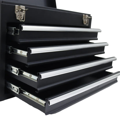 TECHTONGDA 4 Drawer Tool Box Portable Hardware Household Multi-Functional Toolbox with Lock