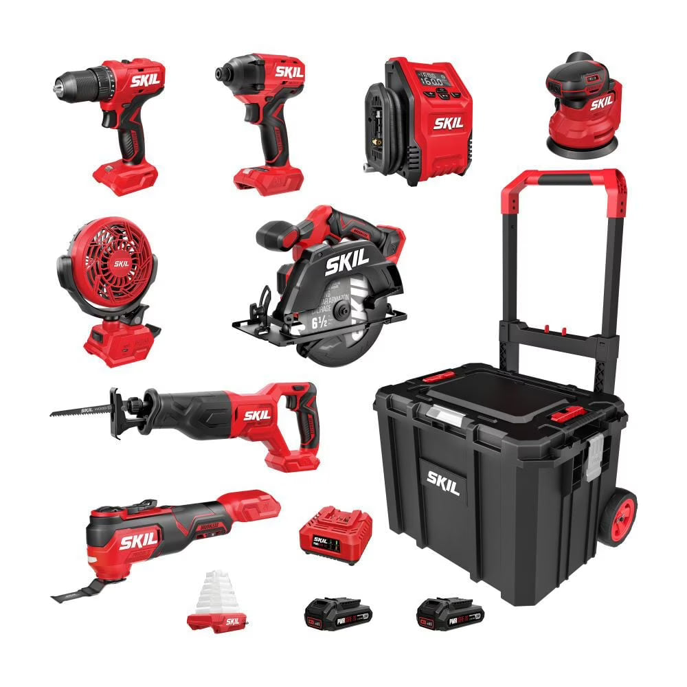 Skil 20V Brushless 9-Tool Combo Kit