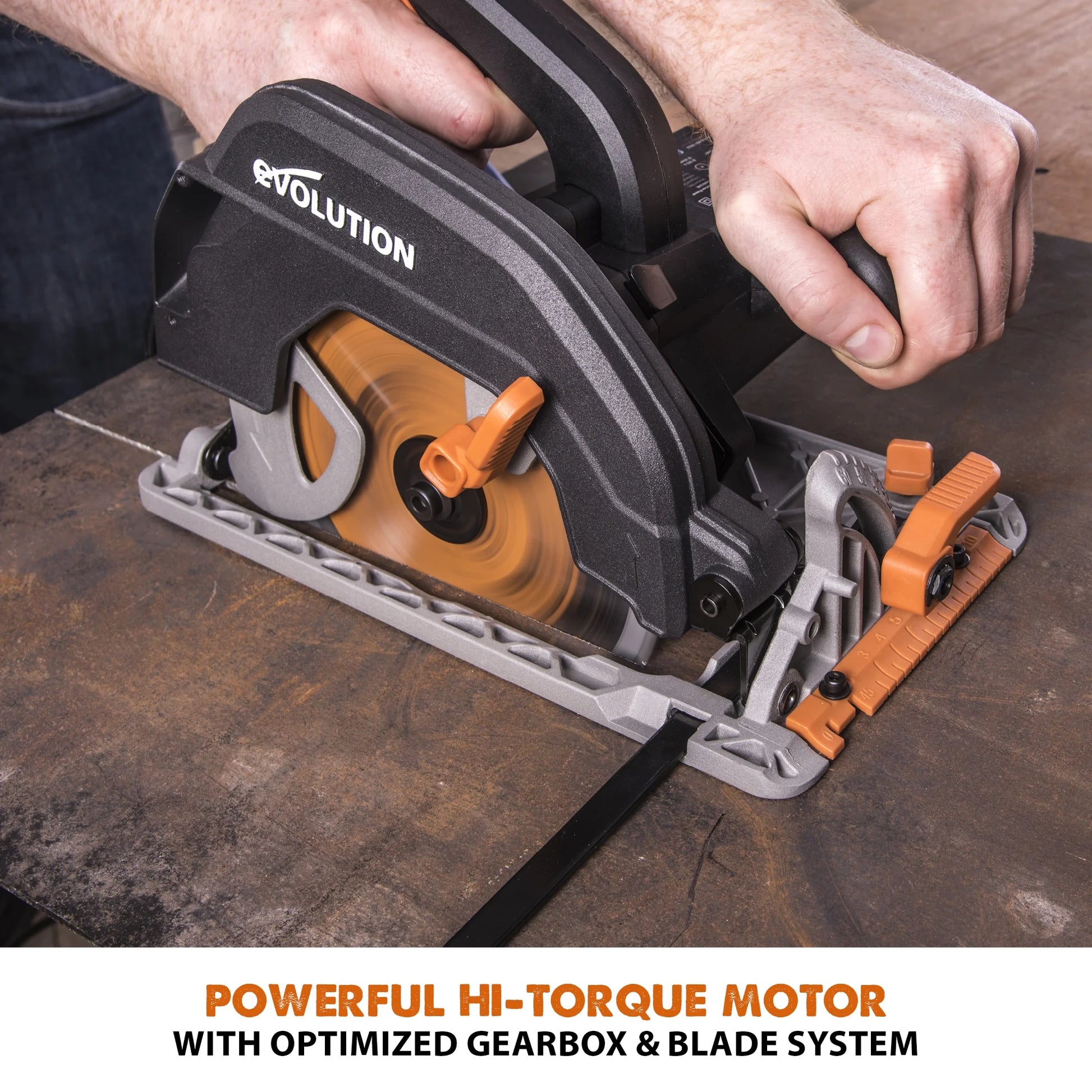 Evolution R185CCS 120V, 15A 7-1/4in Corded Circular Power Saw, 6000 RPM