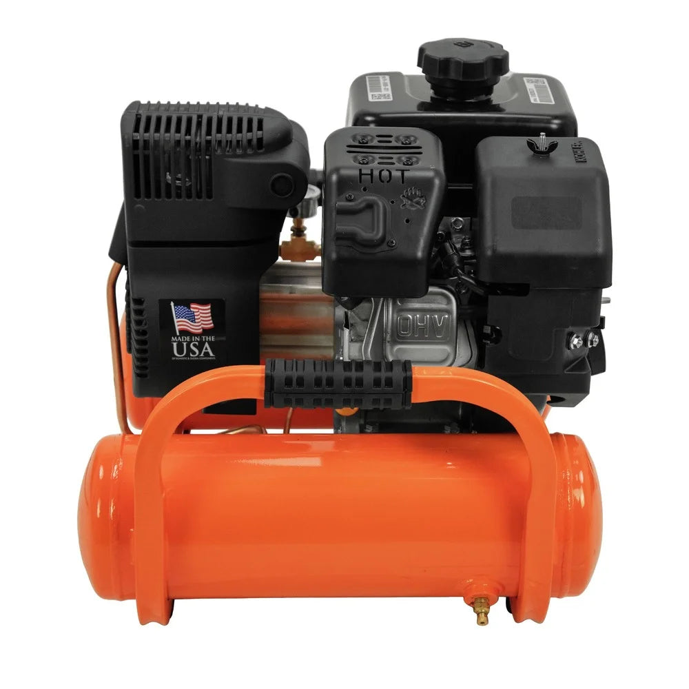Industrial Air CTA6590412 Steel Orange 6.5 HP 155 PSI Oil-free Air Compressor 4 gal