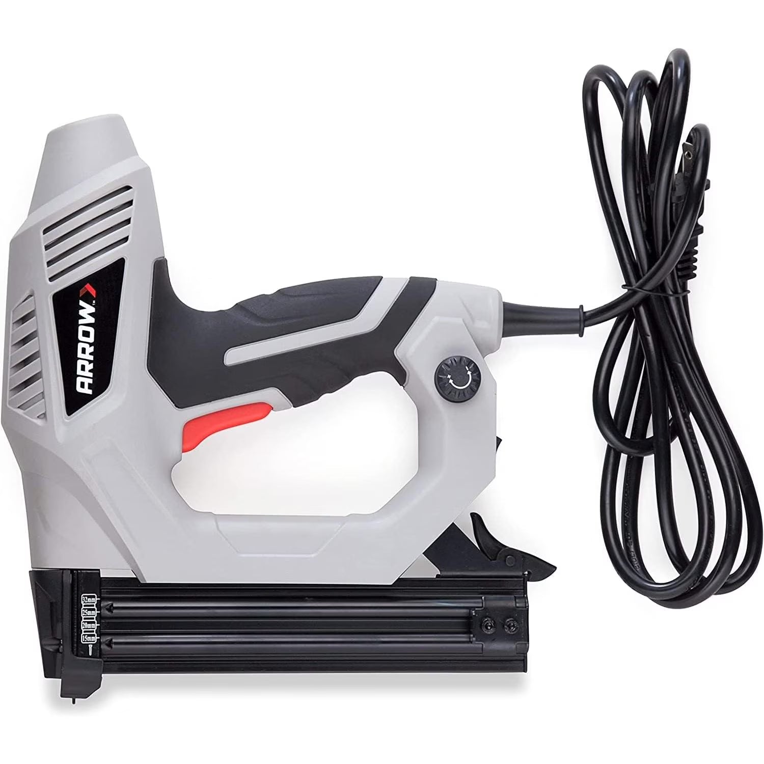 Arrow ET200BN Heavy Duty Electric Brad Nailer, Professional Nail Gun for Trim, Picture Frames, Crafts, Fencing, Uses Brad Nails in 5/8-Inch, 3/4-Inch, 1-Inch, and 1-1/4-Inch