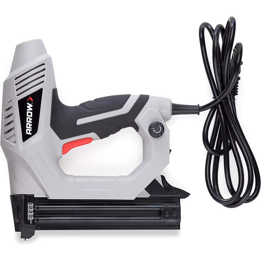 Arrow ET200BN Heavy Duty Electric Brad Nailer, Professional Nail Gun for Trim, Picture Frames, Crafts, Fencing, Uses Brad Nails in 5/8-Inch, 3/4-Inch, 1-Inch, and 1-1/4-Inch