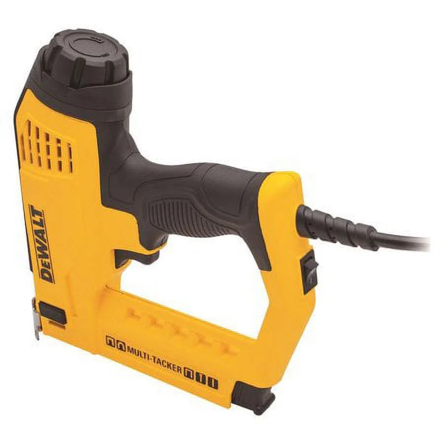 DEWALT 5-in-1 Multi-Tacker and Brad Nailer,Power Adjustment Dial,Ergonomic Grip