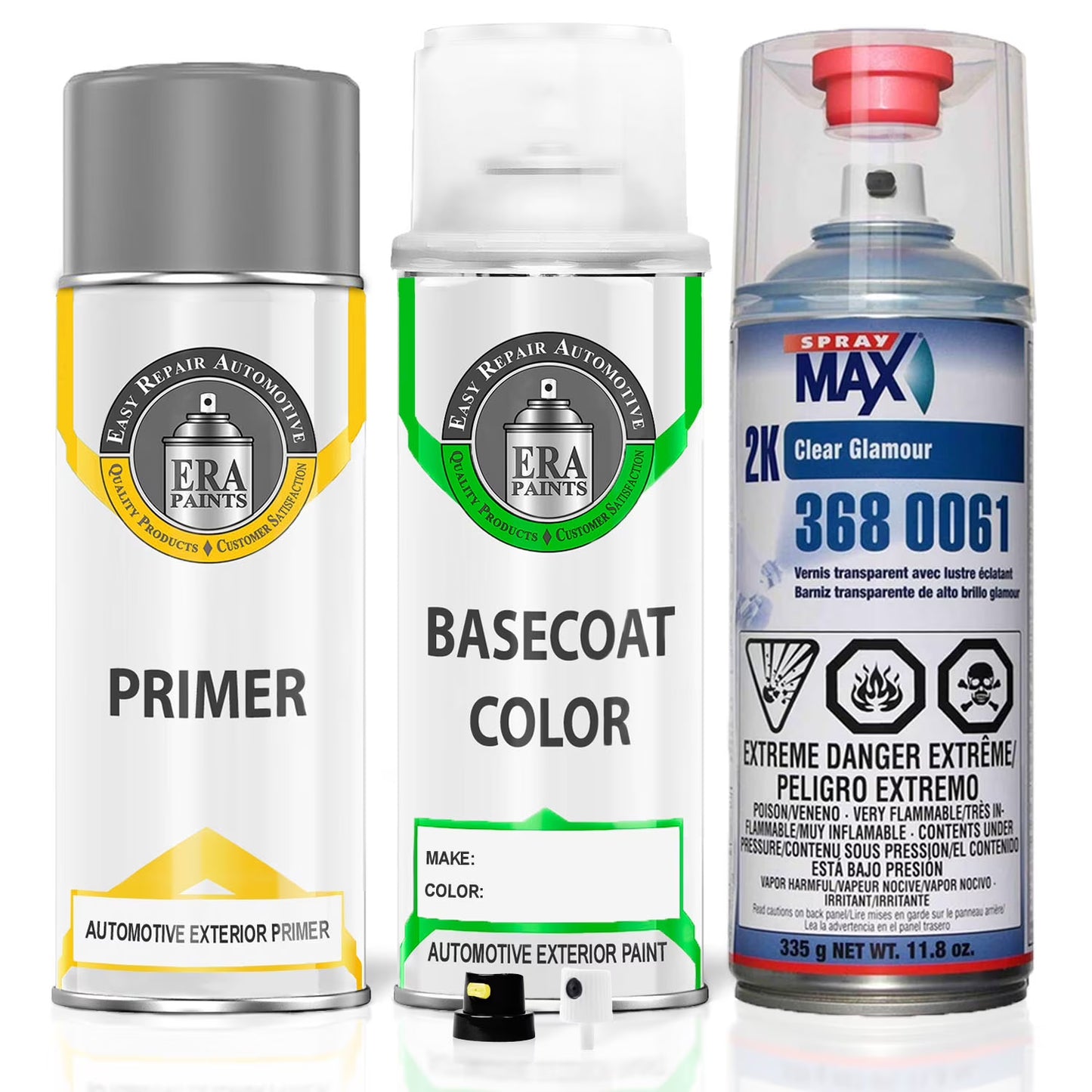 ERA Paints 183 - Blue Slate Metallic for TOYOTA Exact Match Spray Paint Spray - Premium Kit w/2K SprayMax Clearcoat