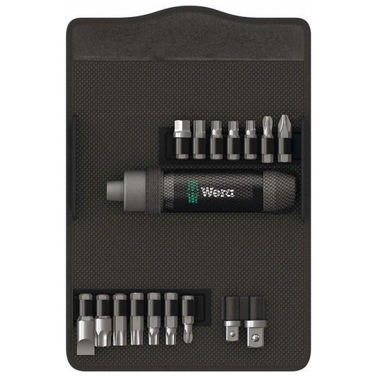 Wera Impact Driver Set (17-Piece) - 90 Nm Manual Screwdriver Kit with Hex & TORX Bits in Textile Box
