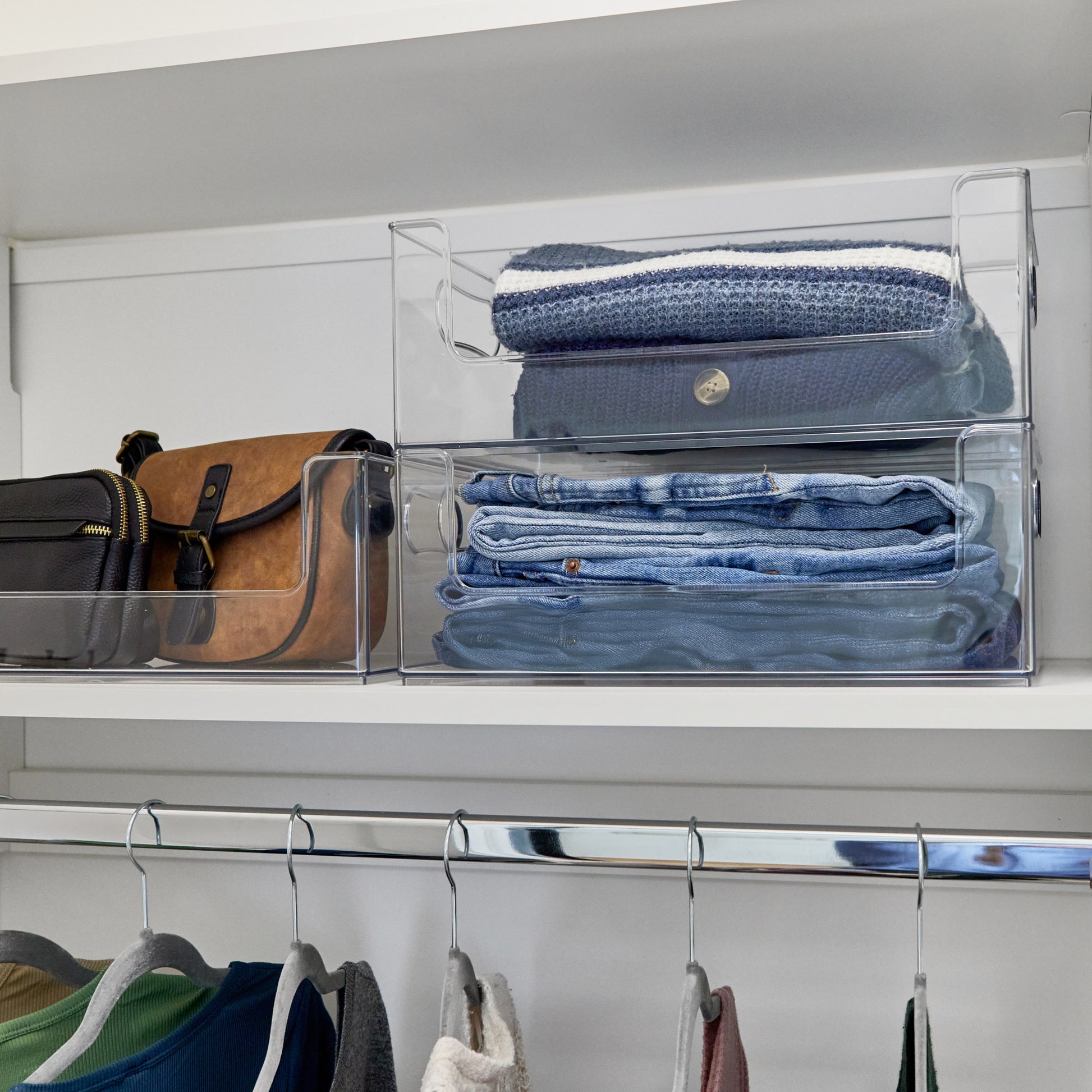 Clearly Open Front Closet Storage Bin 16' x 10' x 6'