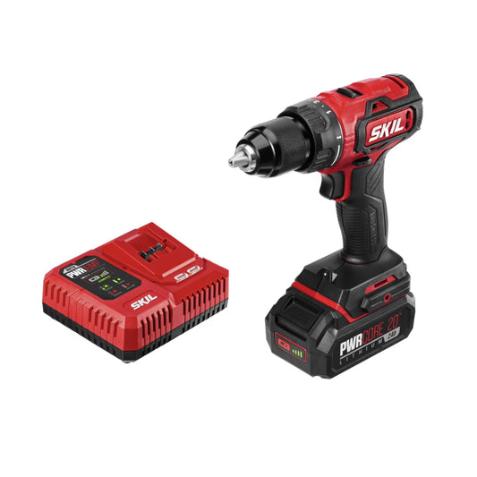 SKIL PWR CORE 20? Brushless 20V Cordless 1/2 In. Drill Driver Kit