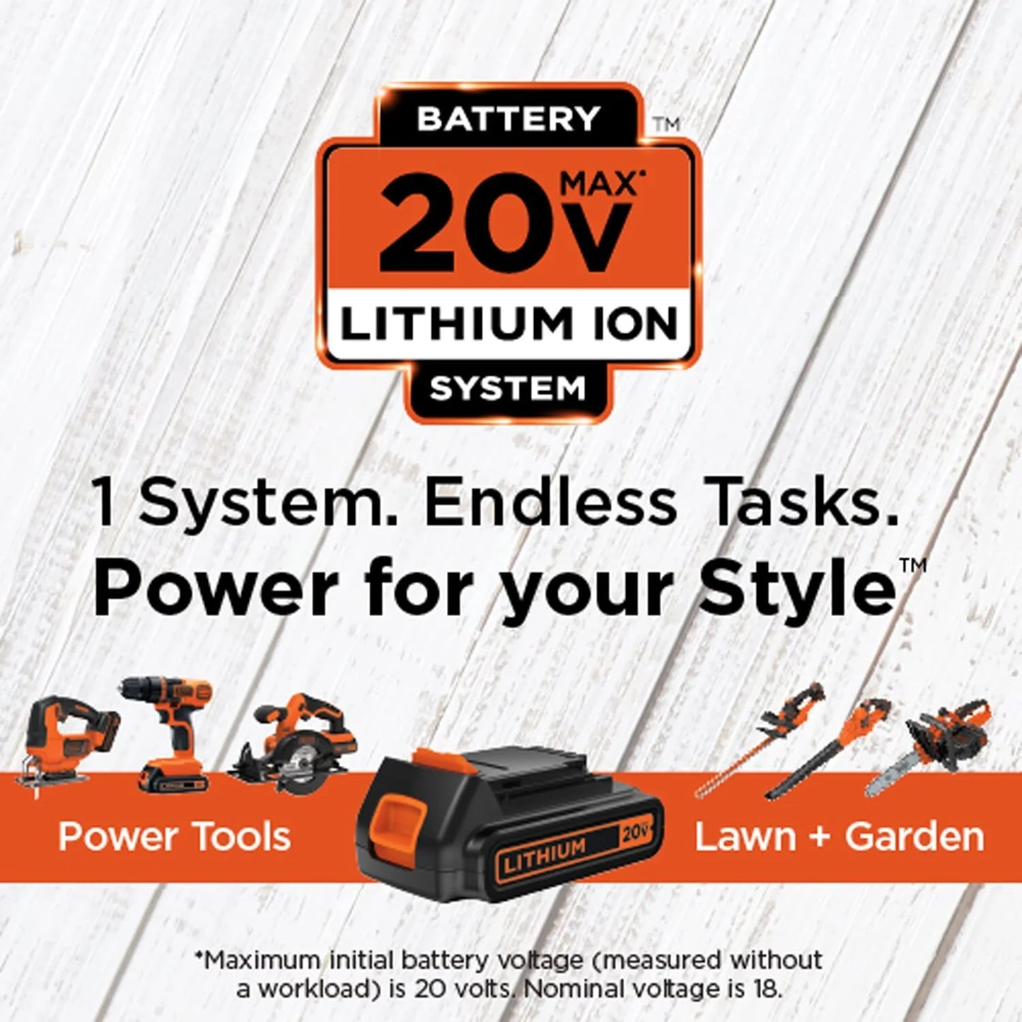BLACK+DECKER 20V Cordless 3/8 in Drill Driver, 1.5Ah, Battery and Charger Included