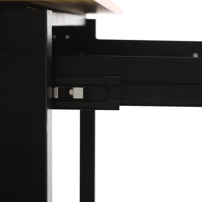 Multi-Functional Mobile Workbench | Adjustable Height | Power Outlet & Drawer | 200 lbs Capacity | Ideal for Garage, Home, and Office