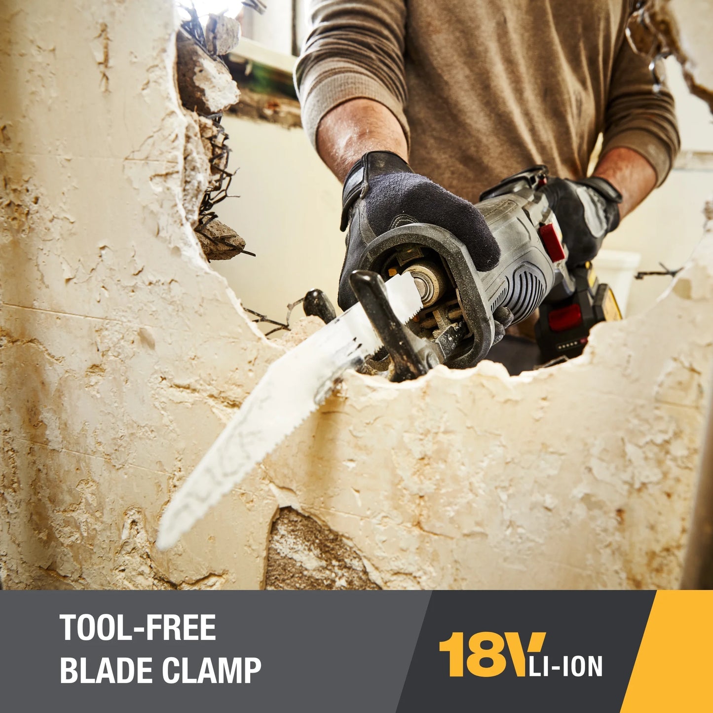 Caterpillar Cat DX52 18V Cordless Brushless Reciprocating Saw with 3000 SPM Variable Speed