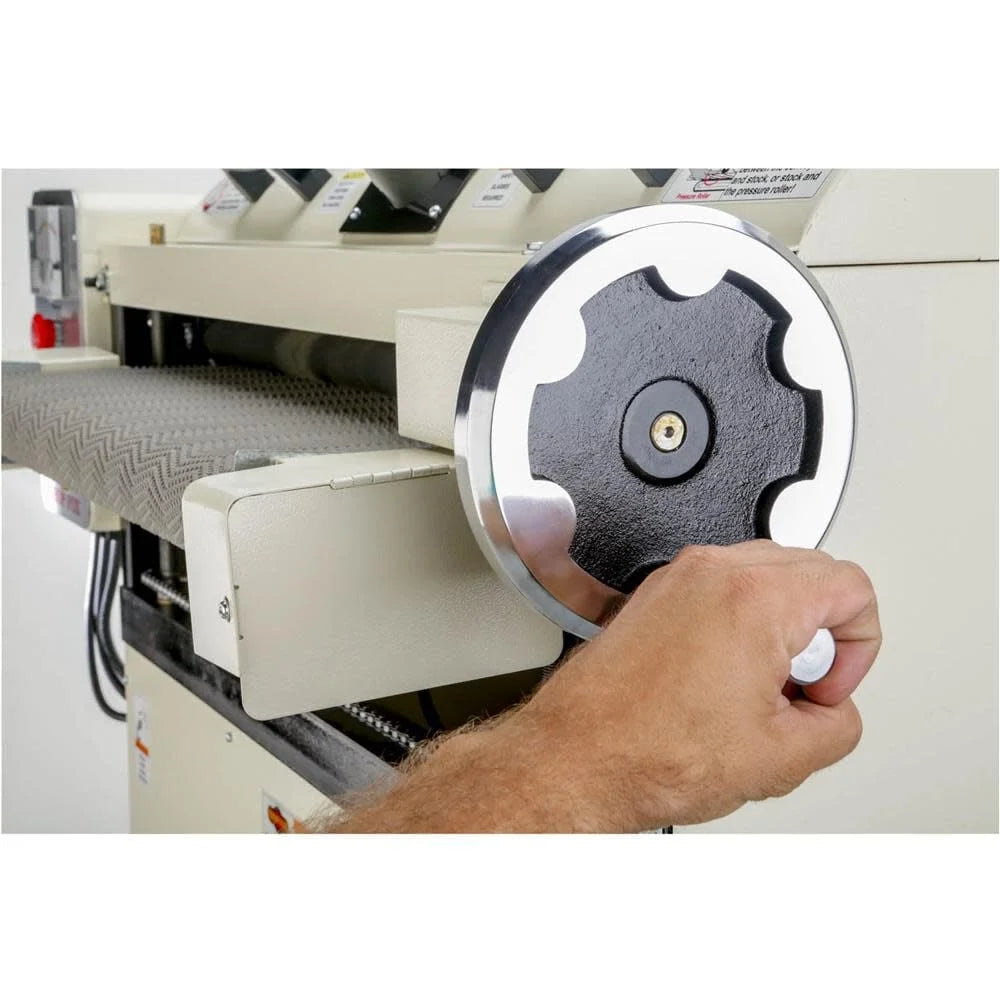 Shop Fox W1678 5 Horsepower 26 Inch Powder Coated Finish Drum Sander, White