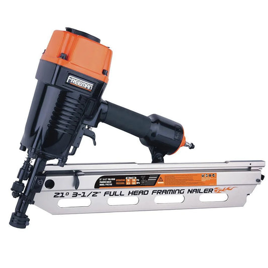 Freeman P9PCK Complete Pneumatic Framing and Finishing Nailer and Stapler Kit with Bags and Fasteners (9-Piece)