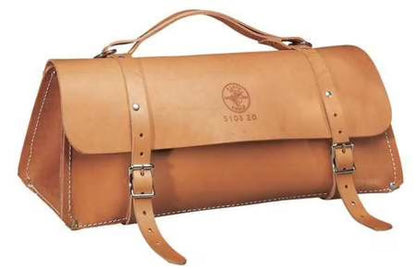 Klein Tools Deluxe Leather Bag, 20-Inch