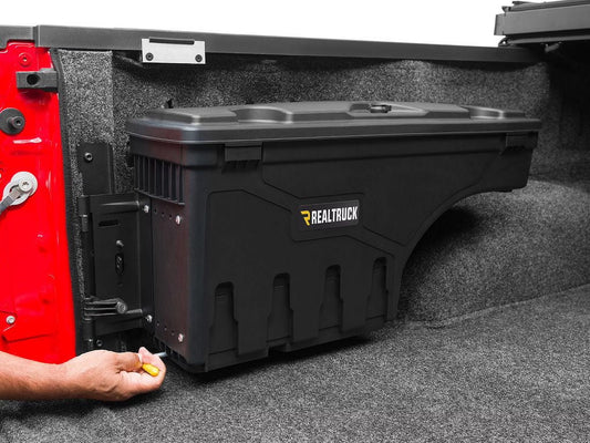 UnderCover SwingCase Truck Bed Storage Box Compatible with 2019 - 2023 Toyota Tacoma Drivers Side
