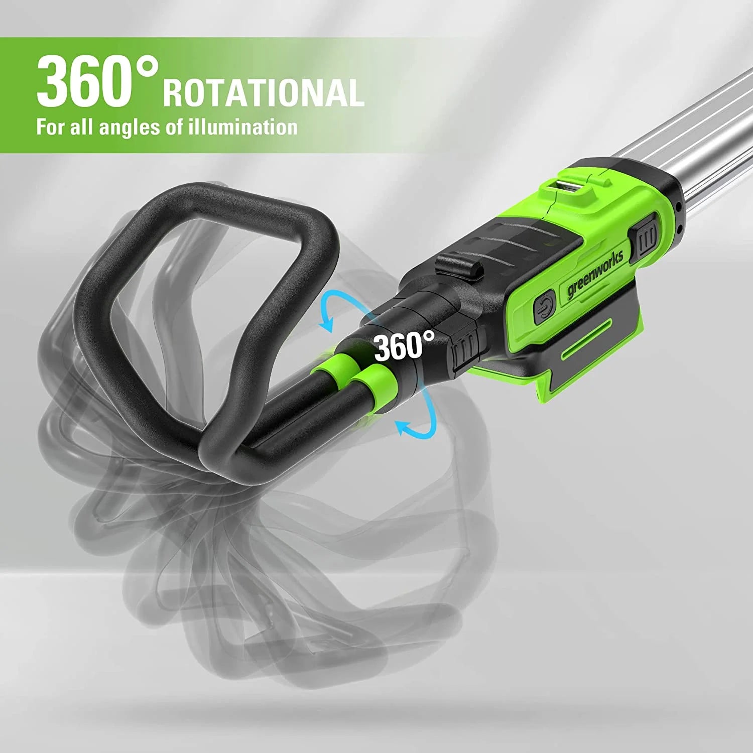 Greenworks 24V Underhood Work Light, 1200 Lumen LED Light Bar with 2Ah Battery and Charger