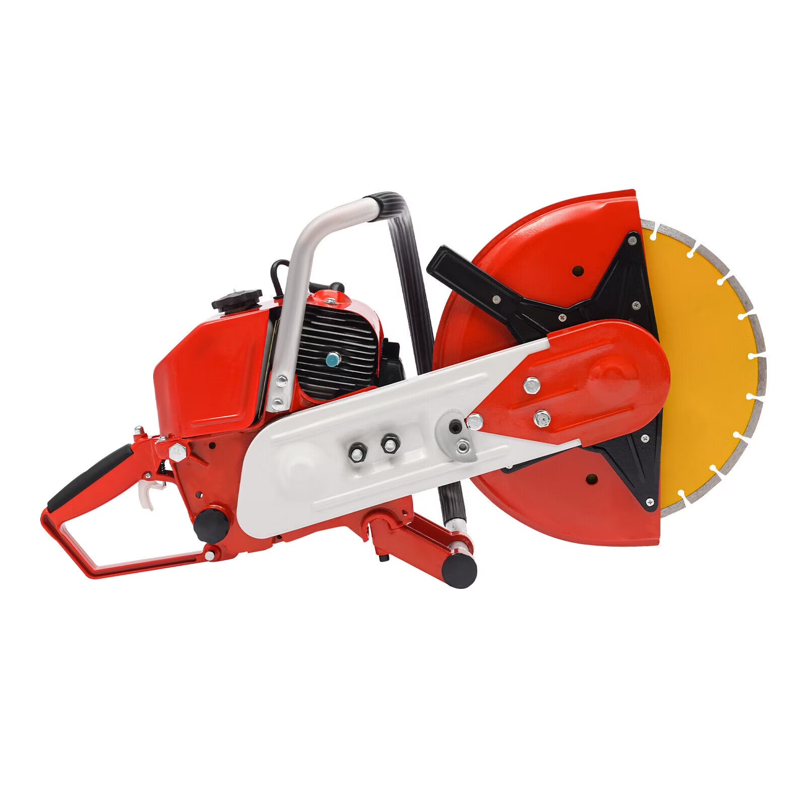 2 Stroke 78.5CC Gas Power Cement Concrete Cut off Saw Cutting Tool W/Blade Red