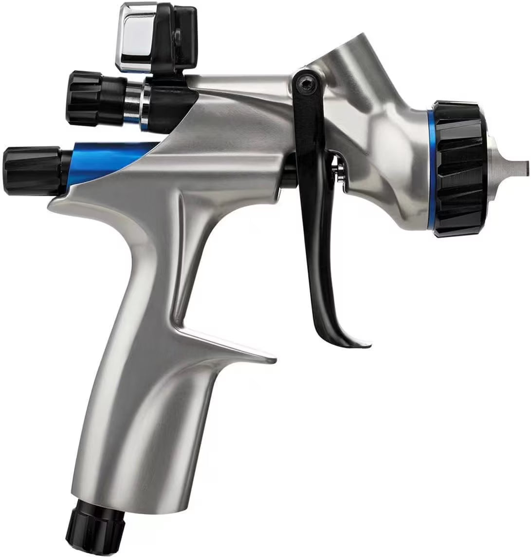 NO logo DeVilbiss DV1 1.3mm Olive Digital Basecoat Spray Gun 600ml ship for USA