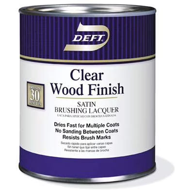 Deft DFT017-04 Clear Satin Wood Finish, Pack Of 4