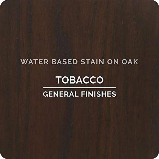 General Finishes Water Based Wood Stain, 1 Gallon, Tobacco